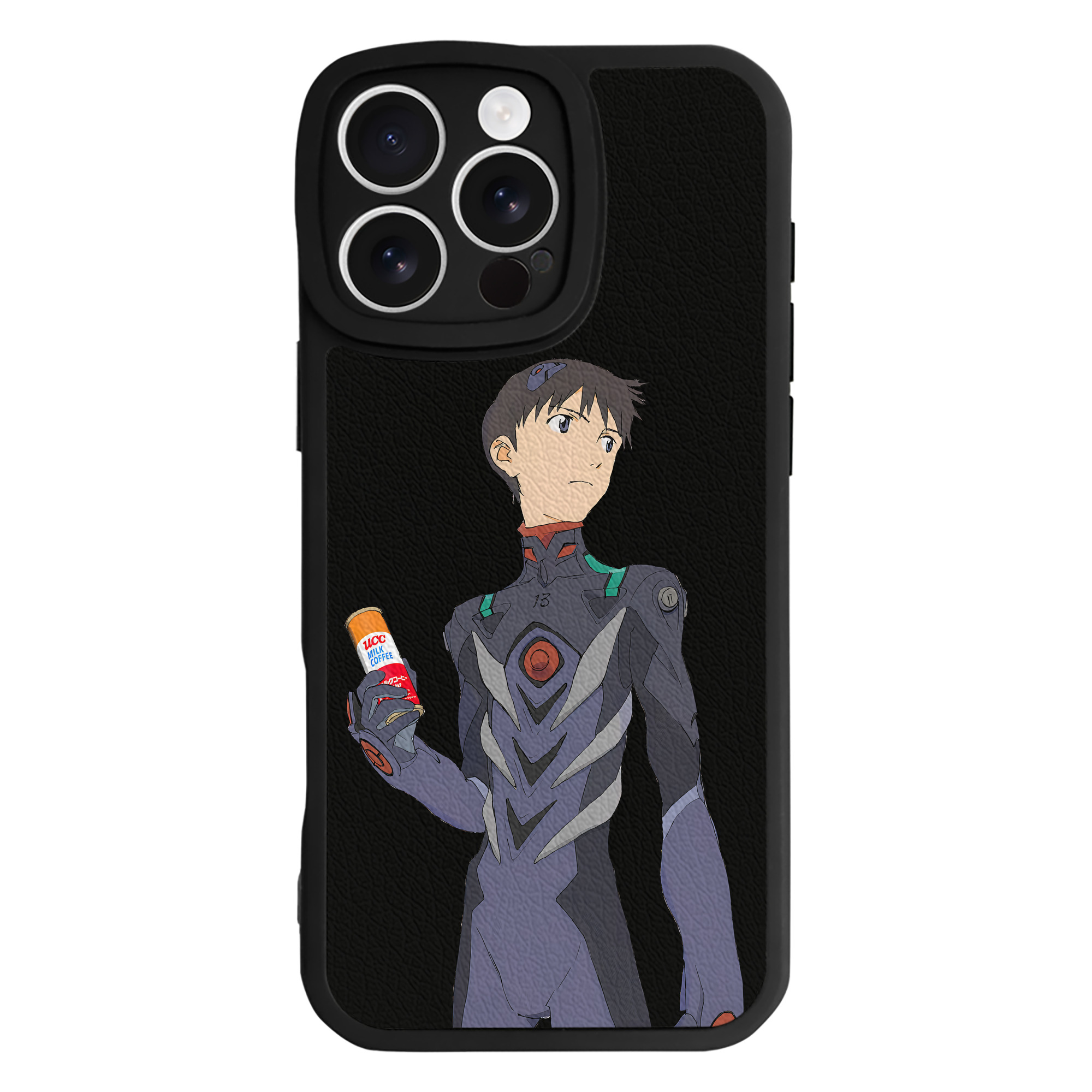 （画像用） EVA 新世紀エヴァンゲリオン 【iPhone 16シリーズ対応】シリコンスマホケース（レザー調） 材質：シリコン